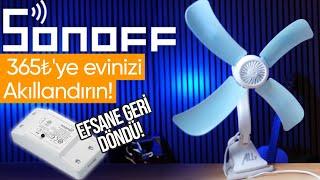 Efsane geri döndü 365₺ye evinizi akıllandırın  Sonoff Basic R4 Akıllı Röle