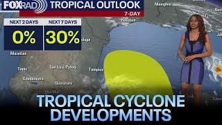 Tropical Update Tropical cyclone development being monitored in areas of the Gulf