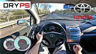 Toyota Corolla Verso POV ТЕСТ-ДРАЙВ РАЗГОН и МАКСИМАЛЬНАЯ СКОРОСТЬ на немецком Автобане