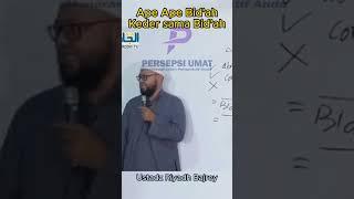 apa-apa bidah keder bingung sama bidah #dakwahsunnah #bidahhasanah #bidahohungyoutube #kajianislam