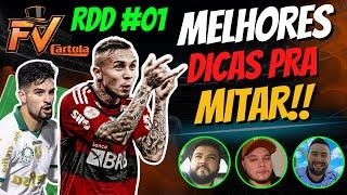 DICAS ATUALIZADAS DA RODADA #1 CARTOLA FC 2024 - SAIU O MINIMO PRA VALORIZAR