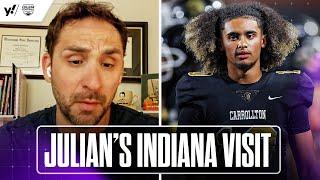 Is JULIAN LEWIS the GREATEST football recruit to EVER visit INDIANA?   Yahoo Sports