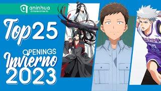 Top 25 Anime & Donghua Openings Invierno 2023 - Winter 2023