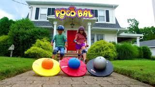 Retro 80s iconic Pogo Bal is back  Bounce jump twist turn and dance