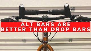 Alt Bars Are Better Than Drop Bars On Gravel Bikes  Surly Karate Monkey Gravel Bike  Moloko Bars