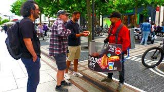 The Hot Dog Grill Master  Street Food Frankfurt Germany