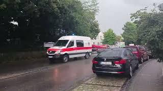 Wasserwacht Einsatzfahrt in Schondorf