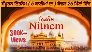 Fast Nitnem 26 minutes Nitnem Sahib Fast By Taksali Singh