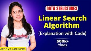 7.1 Linear Search Algorithm  Linear Search in C  Data Structures Tutorials