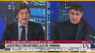 Milei tras la  aprobación de la Ley Bases Es la reforma estructural más grande de la Argentina