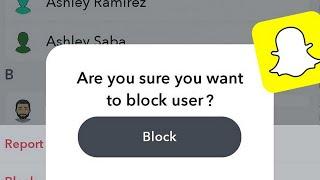 How To Block Someone On Snapchat 2023 - On Android and IOS iPhone