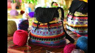  Mochila Bohemia  Paso a paso en crochet