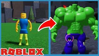 I Became The Biggest Noob Hulk in Roblox