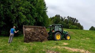 Fertilizing for 2nd Cut & Filling a Sinkhole