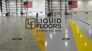 Airport Hangar Epoxy Time Lapse