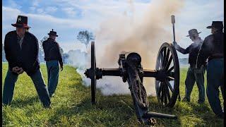 Union and Confederate Final Battle at MurfreesboroStone River TN Reenactment