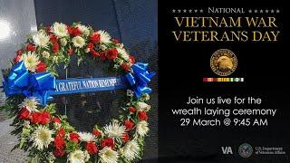 National Vietnam War Veterans Day observance