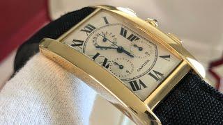 CARTIER Tank Américaine Ref. 1730  18k Yellow Gold BS-WATCH.FR