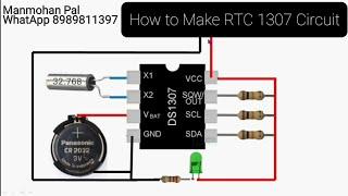 How to Make RTC 1307 DIY by Manmohan Pal