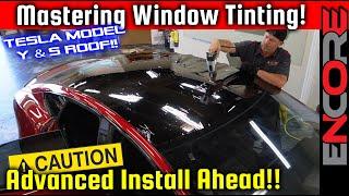 How To Tint a Tesla Model Y S Roof - Window Tinting Sunroof