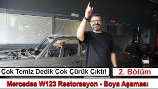 Çok Temiz Dedik Çok Çürük Çıktı  Mercedes W123 Restorasyon 2. Bölüm - Boya Aşaması