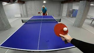 НАСТОЛЬНЫЙ ТЕННИС ОТ ПЕРВОГО ЛИЦА  PING PONG FIRST PERSON  TABLE TENNIS  MY START TRAINING WAY