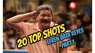 20 TOP shots with Efren Bata Reyes - Philippines King