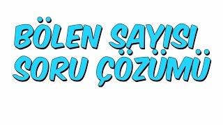 BÖLEN SAYISI SORU ÇÖZÜMÜ  YGS KAMPI 16 Matematik #13