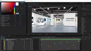 After Effects Modern Art Gallery 3D tutorial