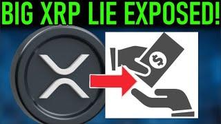 HUGE XRP STORY IS A FAKE THEY ARE SCREWING YOU OVER