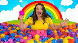 Ball Pit Party  Kids Song for Learning Colors - Giant Ball Pit Show