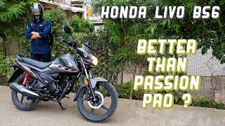 Honda Livo BS6 Review - Better Than Hero Passion Pro ?