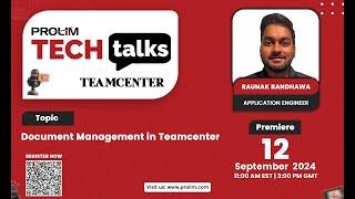 Document Management in Teamcenter - PROLIM