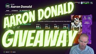 FREE AARON DONALD AND CHEAPEST TRAINING  MUT 21 NO MONEY SPENT GUIDE  MADDEN 21