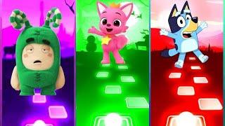  Oddbods Zee  Pinkfong  Bluey Bingo.  Who Is Best?