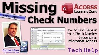 How to Find Gaps in Your Check Number Sequence in Microsoft Access