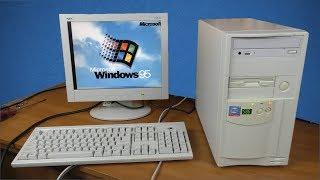 Новый комп на Windows 95 за 500 рублей - первое включение