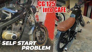 GS500 Self Start Problem  CG 125 Project Complete