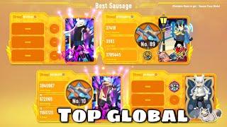 WOW I PLAY WITH TOP GLOBAL NO 10 VS SQUAD LEGEND  EKIMIRZA SAUSAGEMAN