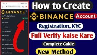 How to create binance account  binance account kaise banaye  Binance id kaise banaye