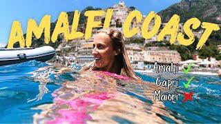 Italys Amalfi Coast VLOG  AMALFI MAIORI CAPRI - dos + donts