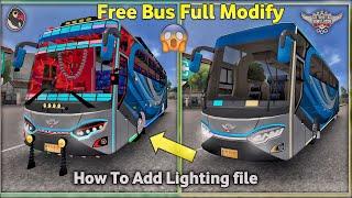 Bus Simulator Indonesia - Lighting File Lighting Ka Tareka  How To Add Bussid Lighting