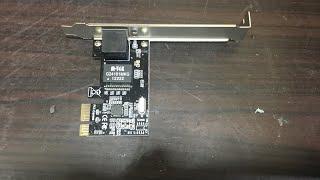 Live Tech PCI Express 1X Lan Card