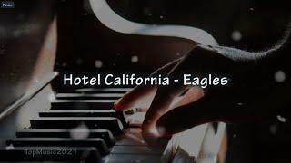 Music N Lyrics Hotel California - Eagles  Musik Cek Sound Nexo geo T Clarity dan Bass mantapp..