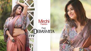 Mirchi Fashion Feat. Debasmita  Stylish Chiffon Saree  Amazon India  2023