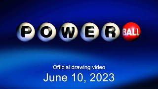 Powerball drawing for June 10 2023
