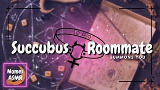 ASMR 18+  Your Succubus Roommate Summons *You* Shy Listener Valley Girl F4A Roleplay