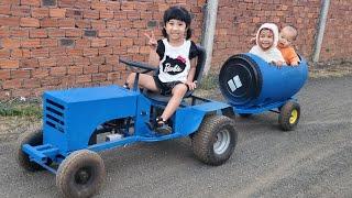 HomeMade Mini Tractor Electricl For My Child