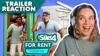 We get to build TOWNHOUSES?   The Sims 4 For Rent  Trailer Reaction