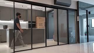 Synchronized Sliding Door - Kitchen Entrance